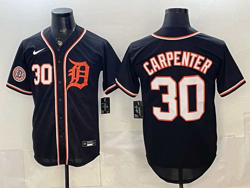 Men Detroit Tigers #30 Carpenter black Nike 2026 MLB Jersey 0523004